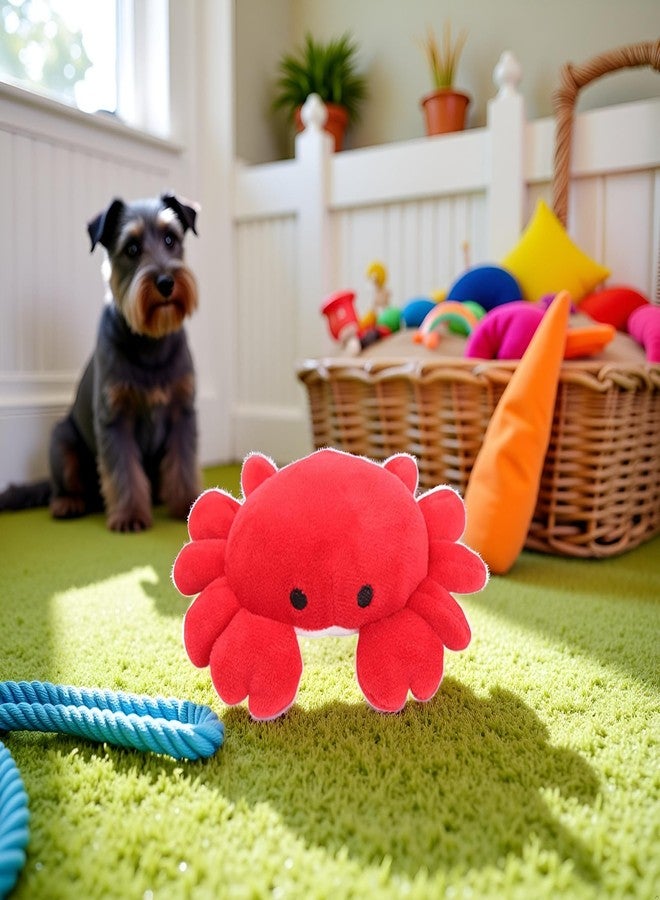 BWESOO Red Crab Pet Toy, Dog Toys/Puppy Toys/Dog Toys for Large Dogs Chew/Squeaky/Durable/Stuffed Toys for Small, Medium, Large Dogs - Image 5